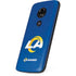 NFL Los Angeles Rams Distressed Moto E5 Play Skin